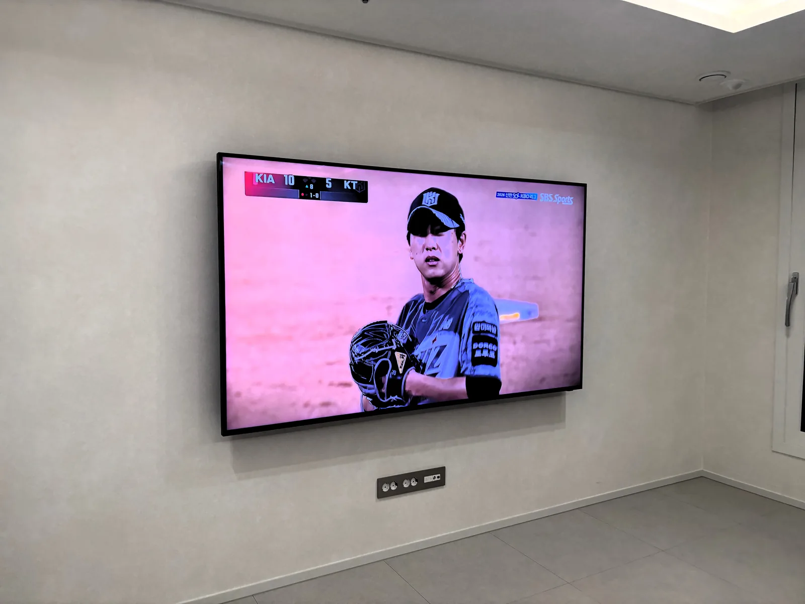 남양주 평내동 벽걸이TV 설치 시공 사진