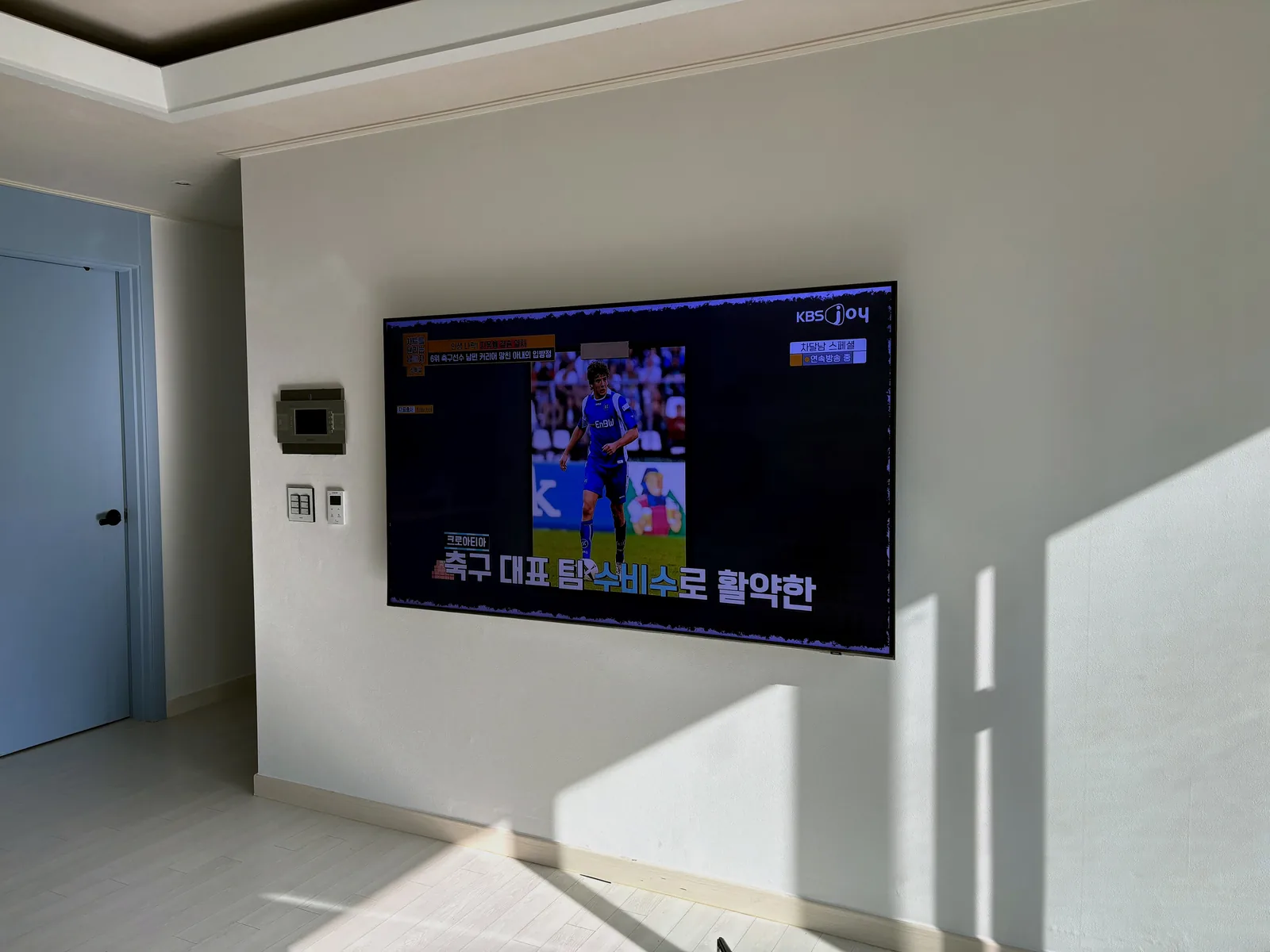 양주 회암동 벽걸이TV 설치 시공 사진