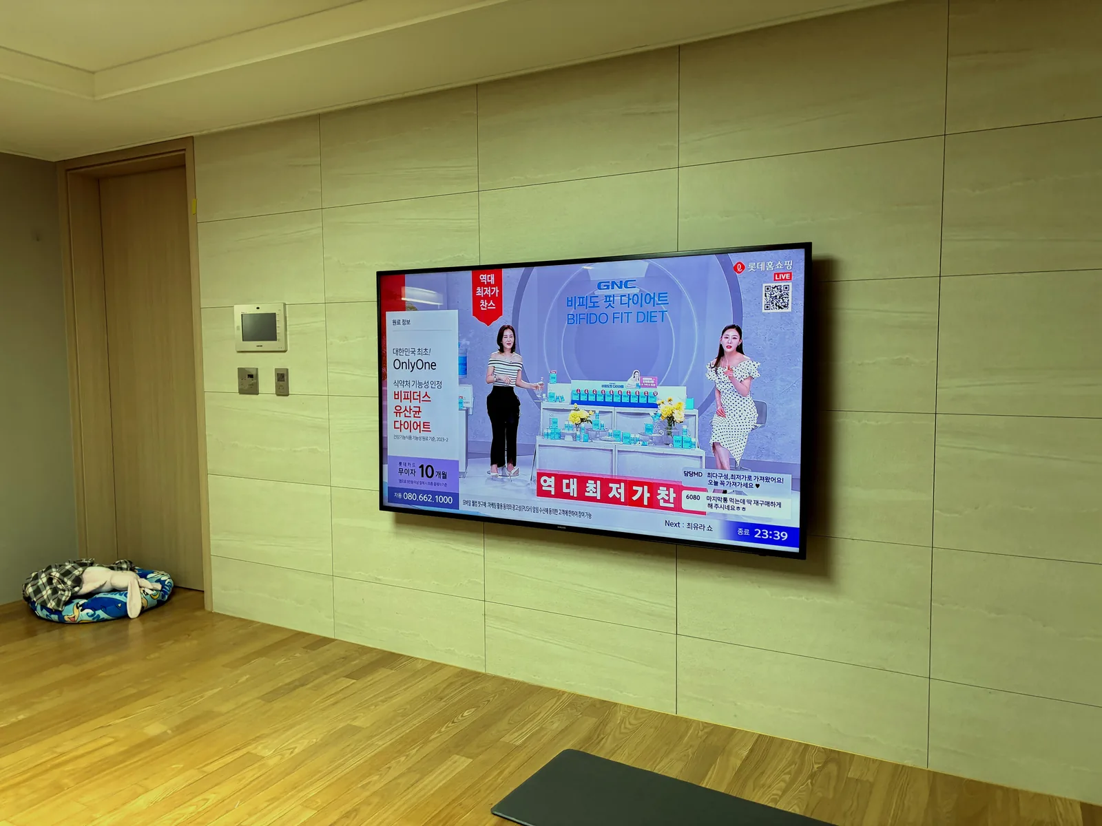 고양 원흥동 벽걸이TV 설치 시공 사진