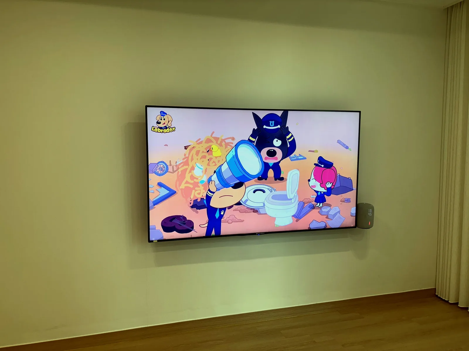평택 동삭동 벽걸이TV 설치 시공 사진