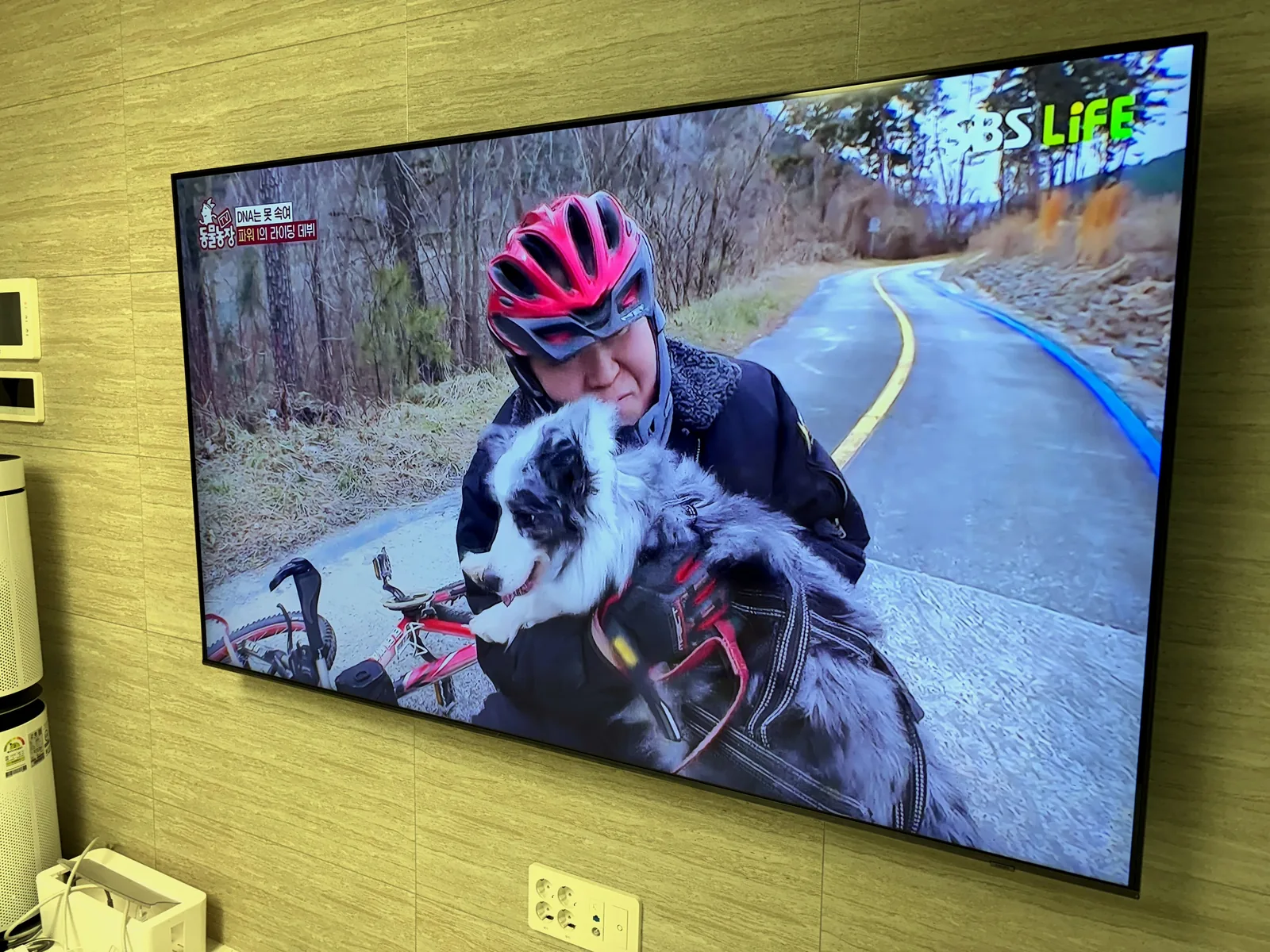 용산구 이촌동 벽걸이TV 설치 시공 사진