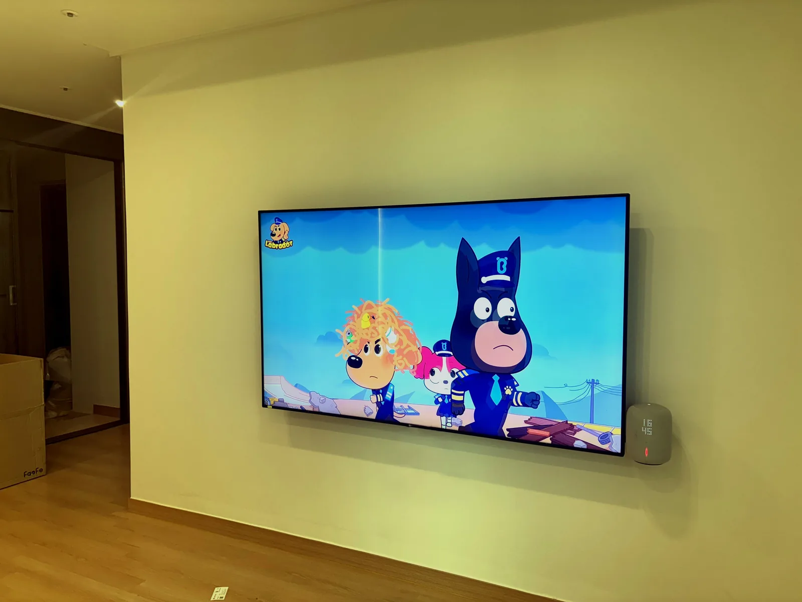 구로구 신도림동 벽걸이TV 설치 시공 사진