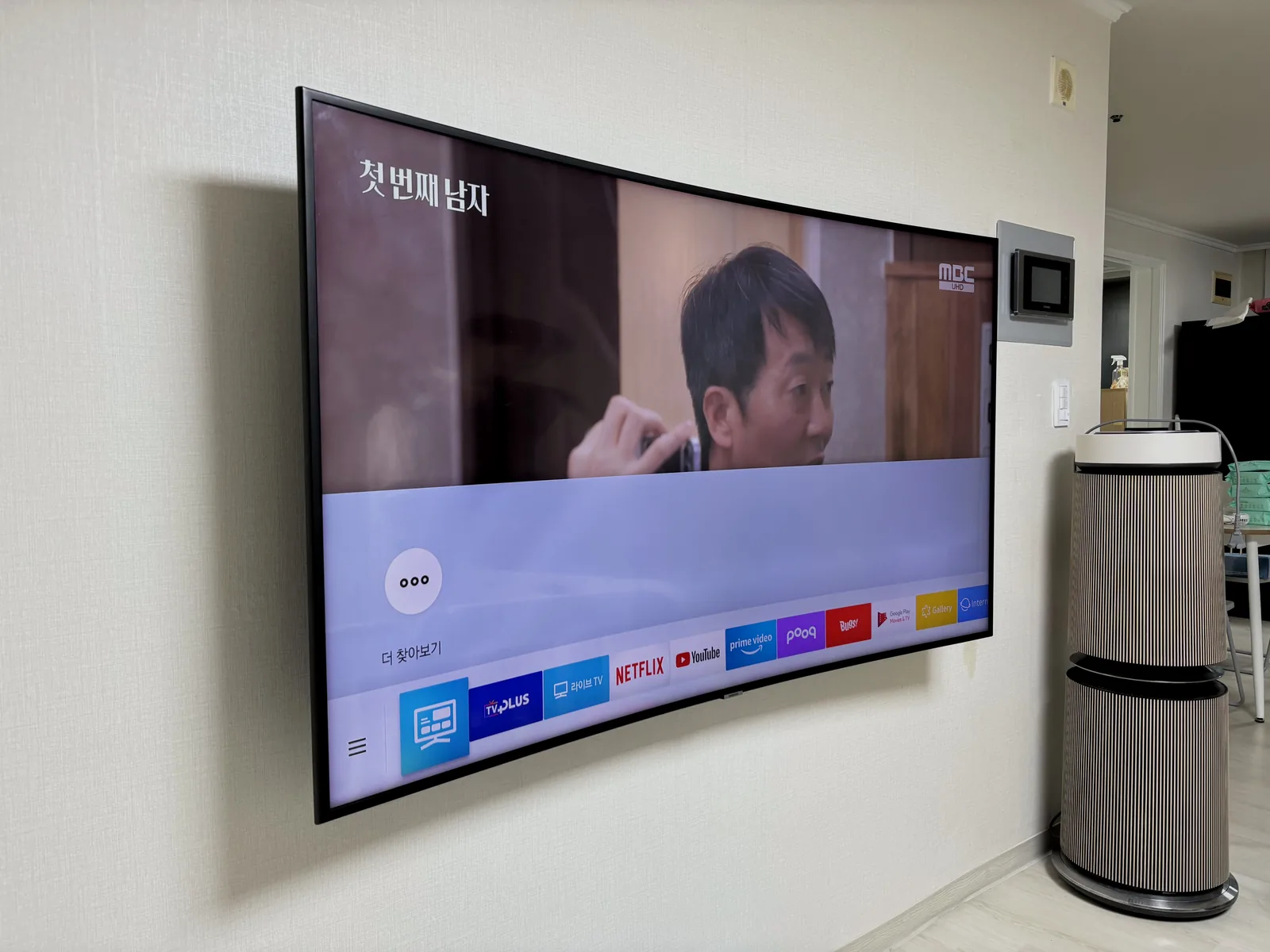 서대문구 냉천동 벽걸이TV 설치 시공 사진